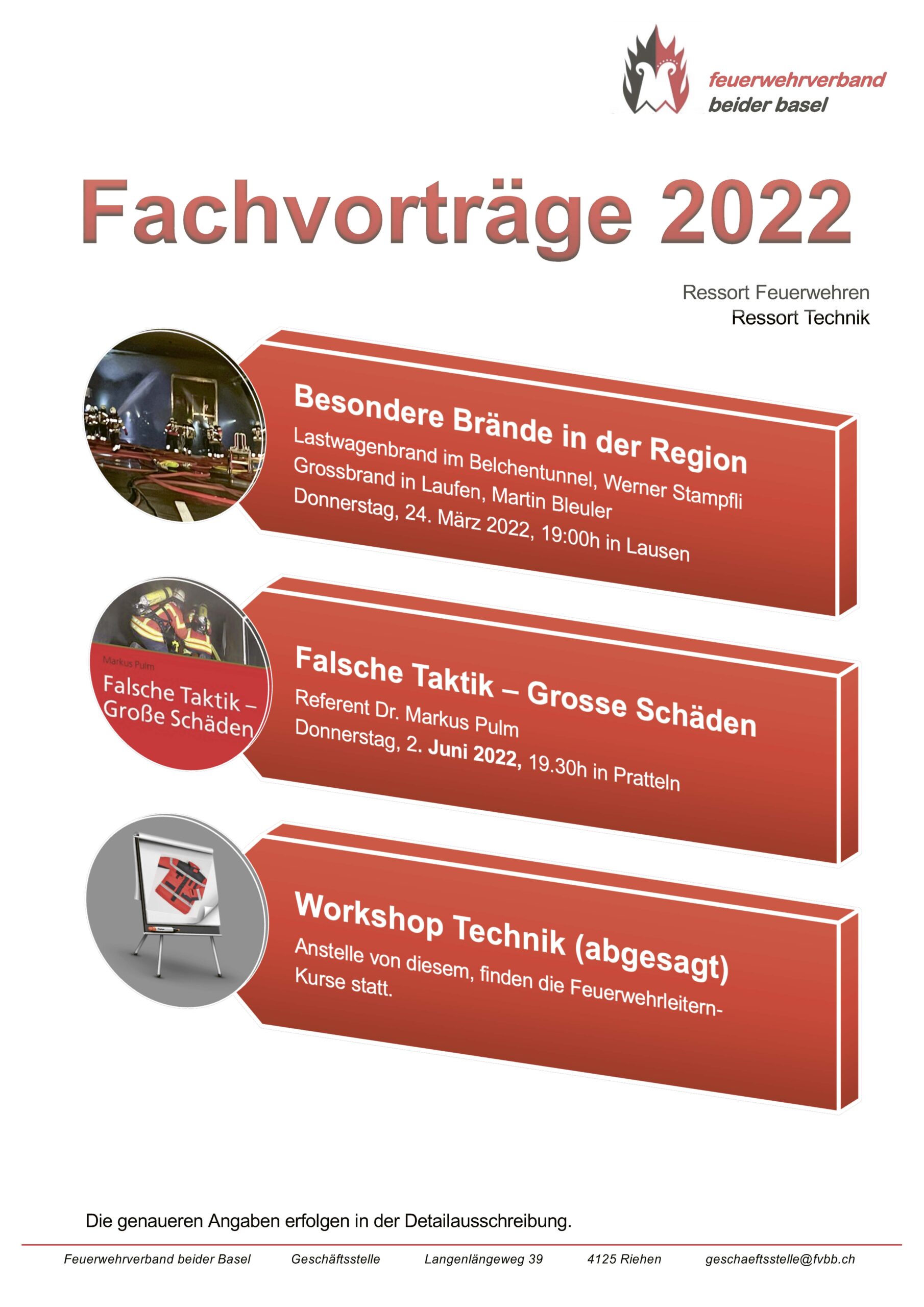 Read more about the article Voranzeige Fachvorträge 2022